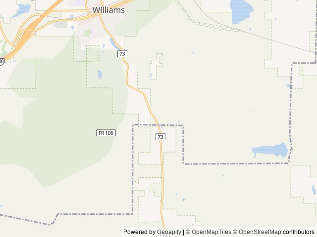Map for Cozy Little 5th Wheel near Williams, AZ