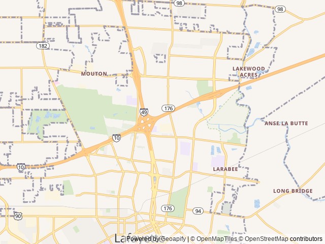 Map for Spacious & Family Friendly Micro Lite 25 ft near Lafayette, LA