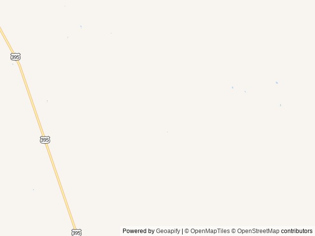 Map of Ramhorn Springs Campground location at Susanville, CA, United States