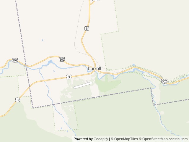 Map of Ammonoosuc Campground location at Bethlehem, NH, United States