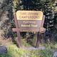 Entrance Sign to Lost Johnny Camp