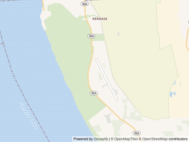 Map of Seneca Lake Resorts - Sampson location at Romulus, NY, United States