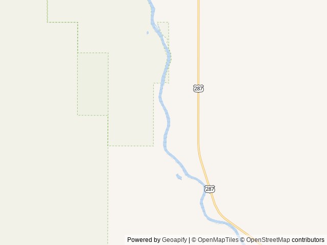 Map of Palisades Day Use location at Dillon, MT, United States