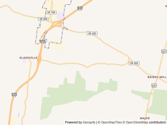 Map for 1978 Airstream RV International 30RB near Lebanon, TN