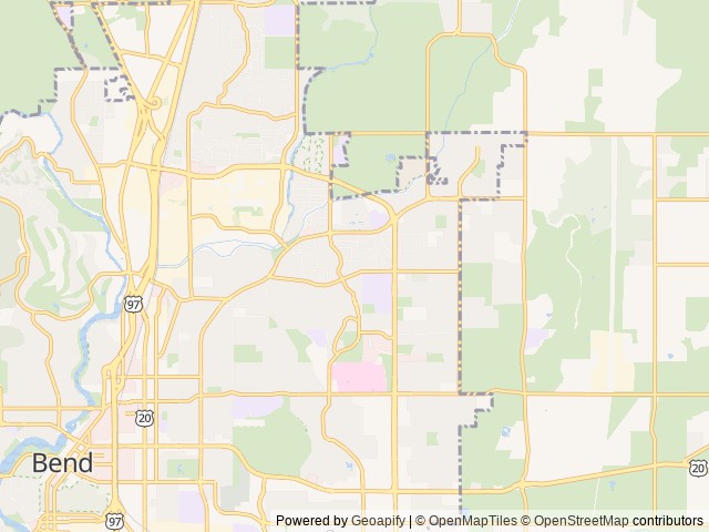 Map for Utu Rig near Bend, OR