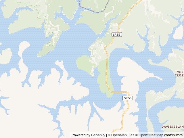 Map of Floating Mill Park location at Silver Point, TN, United States