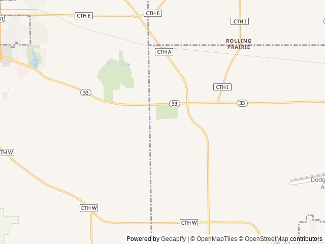 Map of Fairgrounds RV Park location at Beaver Dam, WI, United States