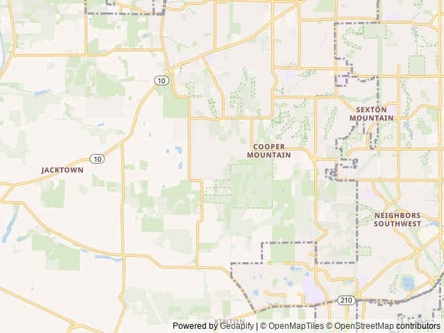 Map for 2020 Thor Motor Coach Freedom Elite near Beaverton, WA
