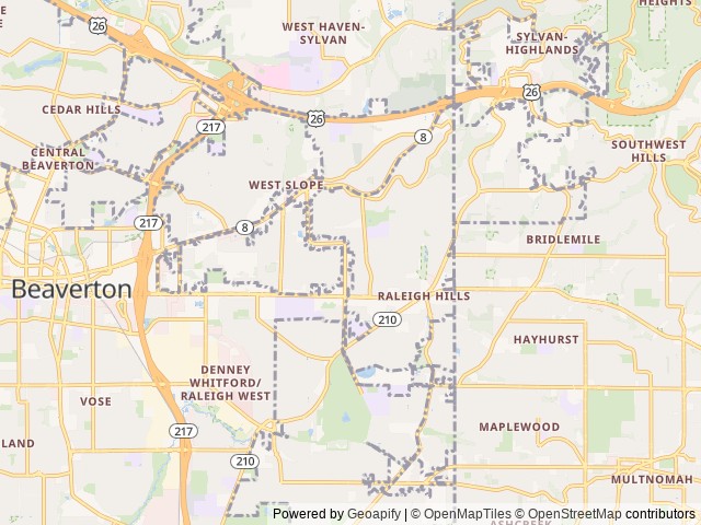 Map for Family Bunkhouse for 9, Inverter, Solar, Tankless near Portland, OR