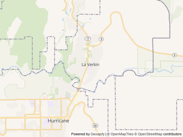 Map for 2008 Thor Vortex Toy Hauler near La Verkin, UT