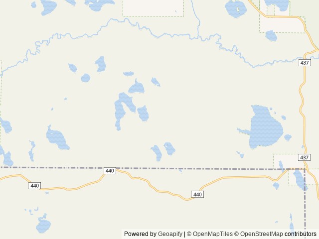 Map of Lake Nineteen Campsite location at Rapid River, MI, United States
