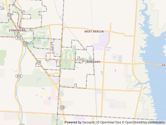 Map for 2021 Gulf Stream RV Ameri-Lite Super Lite 199 RK near Delaware, OH