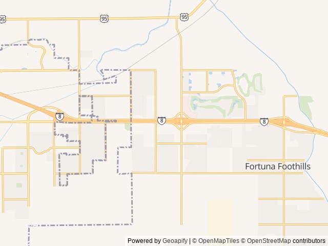 Map of Las Quintas Oasis RV Resort (Age Restricted 55+) location at Yuma, AZ, United States