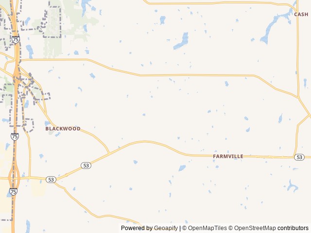 Map for 2023 Heartland Pioneer BH 250 near Calhoun, GA