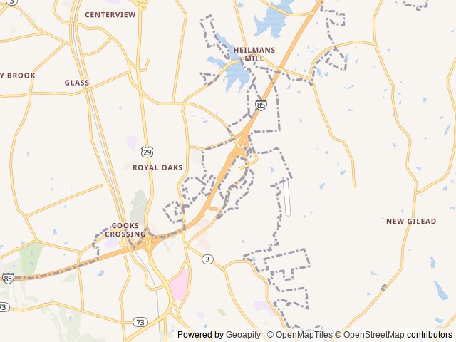 Map for Family Getaway! near Kannapolis, NC