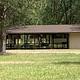 Picnic pavilion with shade trees
