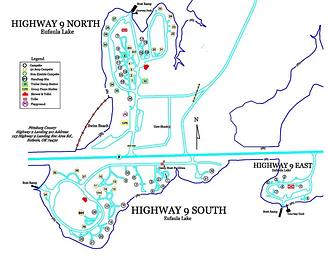 Highway 9 Landing Map