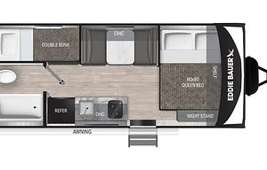 “The Cozy Nook Pet friendly RV Rental”.