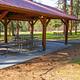 Larry Creek Group Camp Pavillion Tables