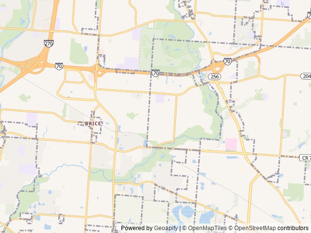 Map for Operation: S'more near Reynoldsburg, OH