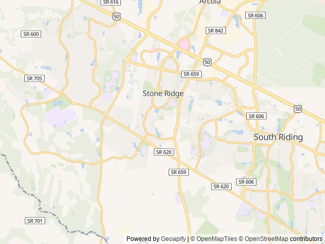 Map for The Adams Family RV Rental near Aldie, VA