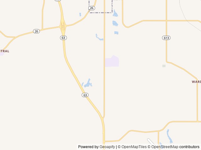 Map of Bear Tracks RV Park location at Lucedale, MS, United States
