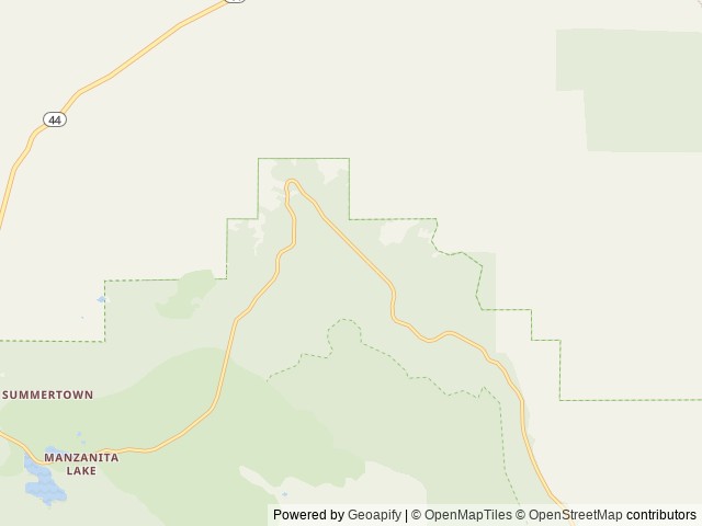 Map of Lost Creek Group location at Mineral, CA, United States
