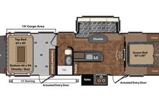 2014 keystone fuzion 301 toy hauler