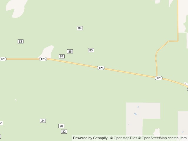 Map of Barr North Staging Area location at Prineville, OR, United States