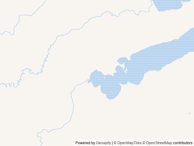 Map of North Boulder Lake Campground location at Pinedale, WY, United States