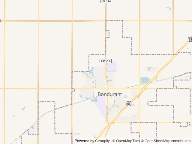 Map for 2021 Keystone RV Passport SL 282QB near Bondurant, IA