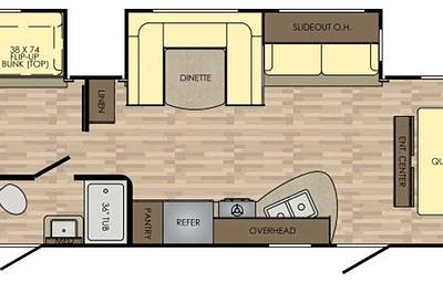 Zinger 2 room  bunk house. Delivery only
