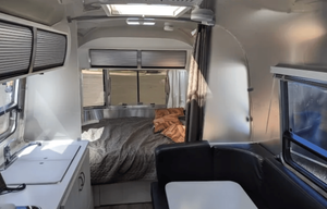 Airstream 22FB Bambi Private Hillside Campground