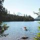 A quiet boat ride around Lost Lake.