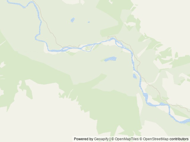 Map of Chugach State Park location at Anchorage, AK, United States