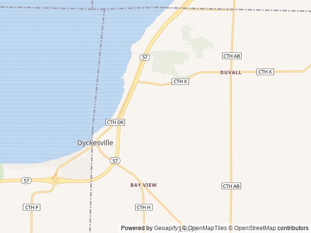Map for 2020 Forest River RV No Boundaries NB10.6 near Luxemburg, WI