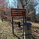 BALSAM MOUNTAIN CAMPGROUND Trail sign