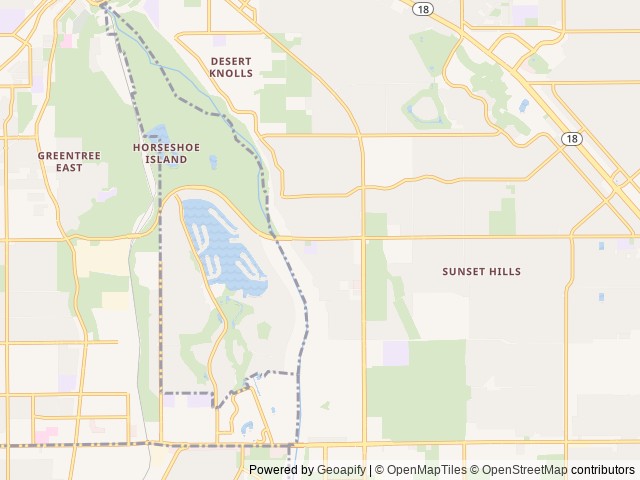Map for 2022 Thor Motor Coach Coleman THMO Class C near Apple Valley, CA