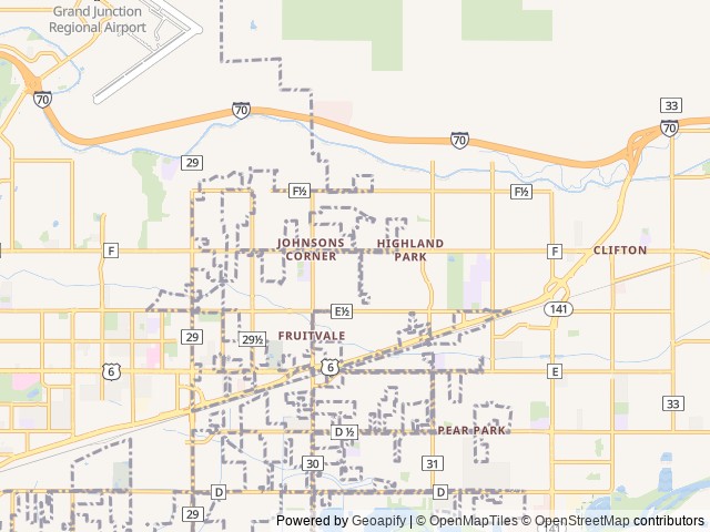 Map for 2018 Forest River RV Forester LE 2351LE Ford near Grand Junction, UT