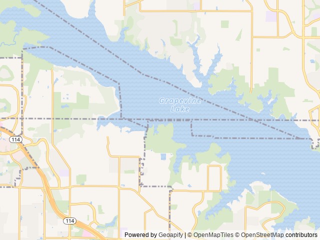 Map of Glamping at Lake Grapevine location at Southlake, TX, United States