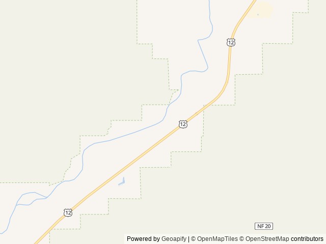 Map of Glacier Rock Wellness Rock Ranch location at Randle, WA, United States
