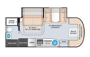 2020 Thor Motor Coach Delano Sprinter 24FB