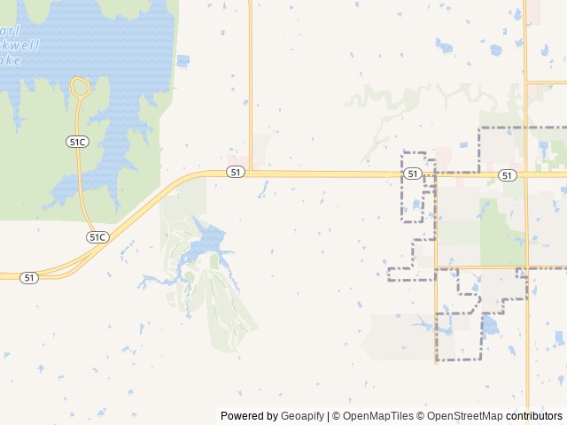Map of Sunset Ridge RV Park location at Stillwater, OK, United States