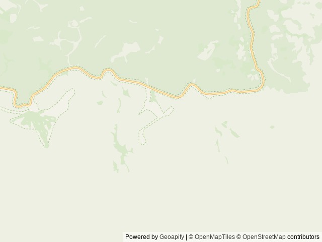 Map of Bridalveil Creek Campground location at Yosemite National Park, CA, United States