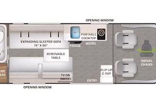 Thor small but mighty 2026 Van King Bed Sequence