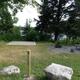 Campsite at campground with tent spot, picnic table, and fire pit