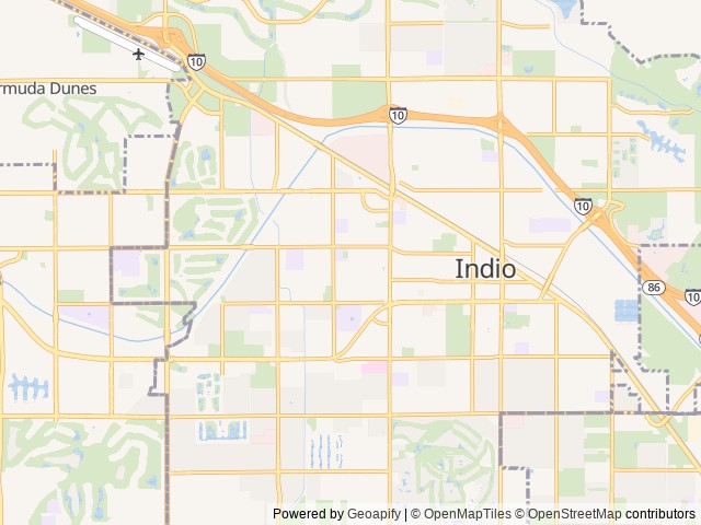 Map for 2023 Coachmen RV Apex Ultra-Lite 266BHS near Indio, CA