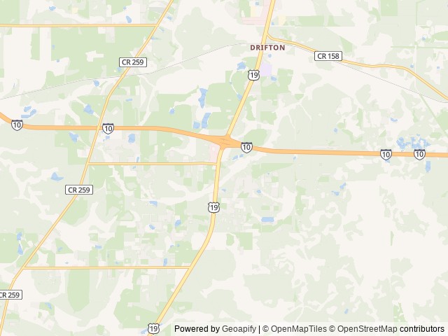 Map of Big Rig RV Park location at Lamont, FL, United States