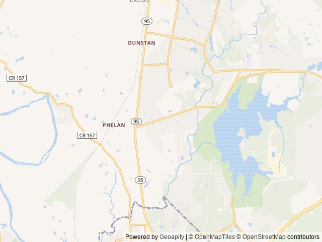 Map of Sunny Meadows RV Park location at Lexington, TX, United States