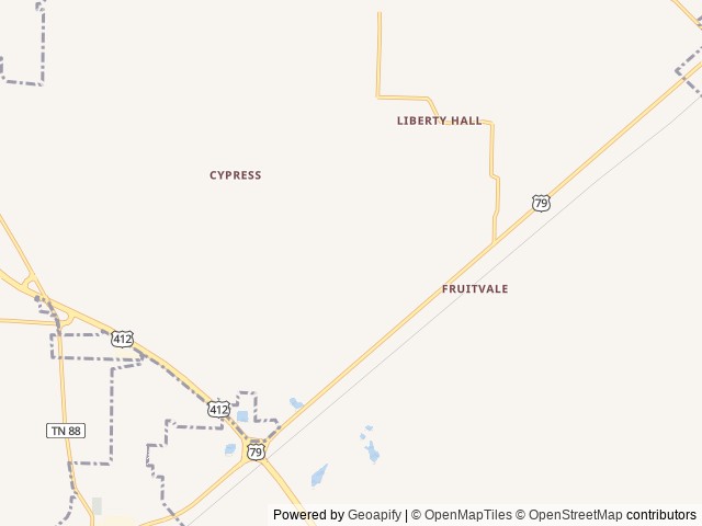 Map for 2022 heartland mallard  32’  rv rental near Bells, TN
